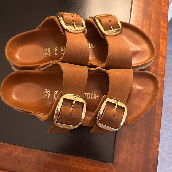 Birkenstock Shoes - Birkenstock Arizona Big Buckle Nubuck Leather